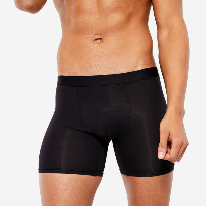 Calzoncillo bóxer deportivo transpirable Hombre - Negro, photo 11 of 10