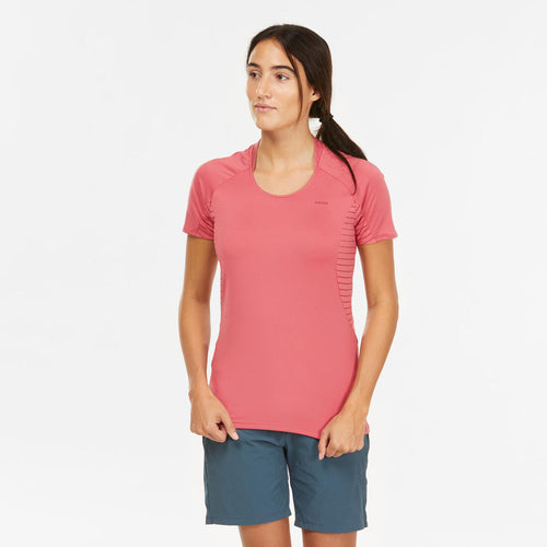 





Camiseta de montaña y trekking manga corta Mujer Quechua MH500