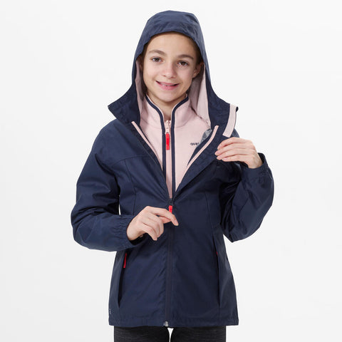 





Chaqueta de montaña y nieve 3 en 1 impermeable Niños 7-15 años Quechua SH100