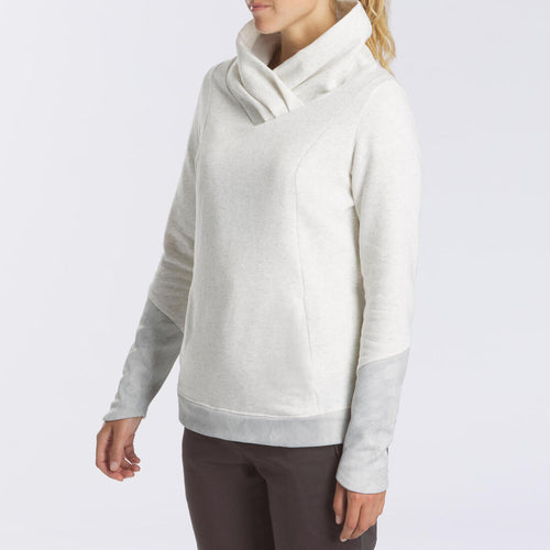 





Sudadera polar de montaña y trekking Mujer Quechua NH100 blanco