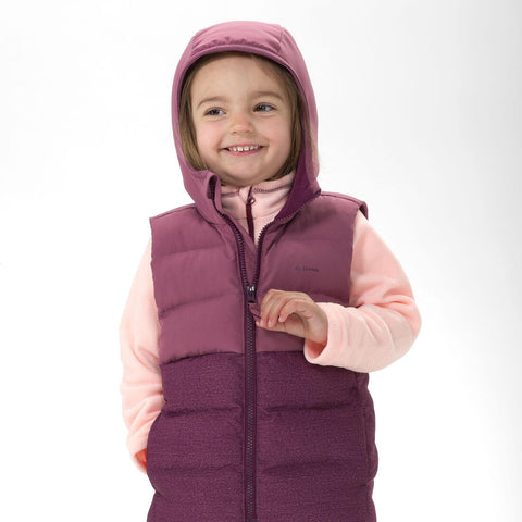 





Chaleco acolchado de montaña y trekking Niños 2-6 años Quechua X-Warm