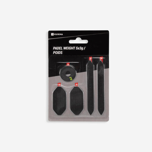 





Kit plomos para pala de pádel - Kuikma overlead negro.