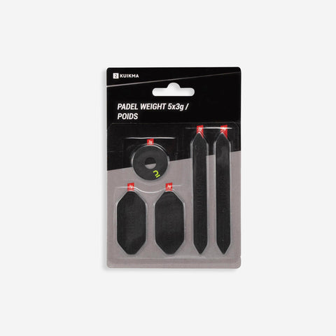 





Kit plomos para pala de pádel - Kuikma overlead negro.