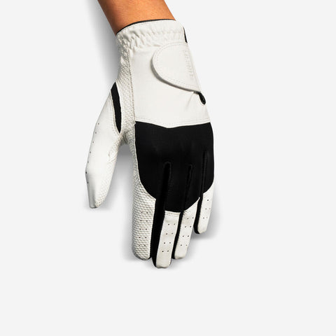 





Guante de golf mujer diestra, 100 blanco