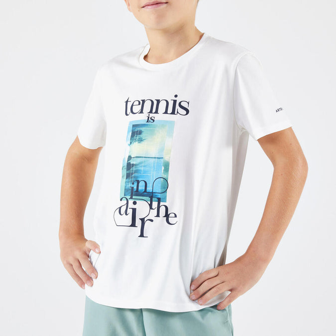 





Camiseta de tenis Júnior - TTS Essentiel blanco roto - Tennis is in the Air, photo 1 of 5