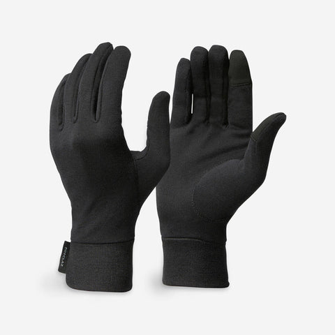 





Guantes térmicos de montaña y trekking interiores seda Adulto Forclaz MT500