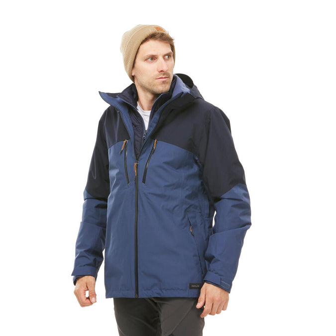 





Chaqueta de montaña y trekking 3 en 1 impermeable Hombre Forclaz Travel 500, photo 1 of 8