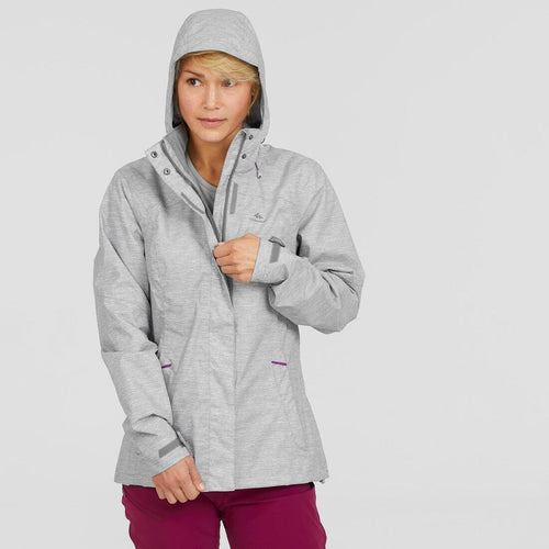 





Chaqueta impermeable montaña y trekking Mujer Quechua MH100