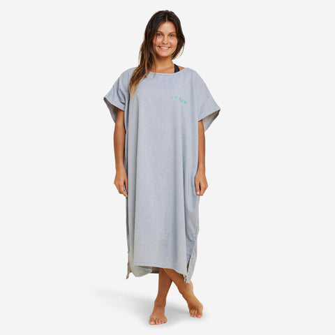 





Poncho Surf 100 Adulto Gris Jaspeado