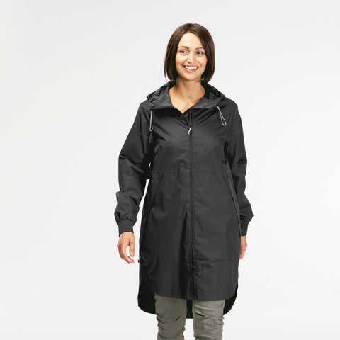 





Chaqueta larga Impermeable de senderismo - Raincut Long - mujer