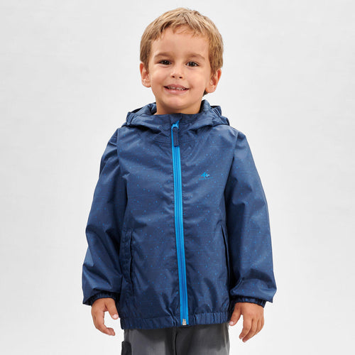 





Chaqueta impermeable de montaña y trekking Niños 2-6 Años Quechua MH500 azul