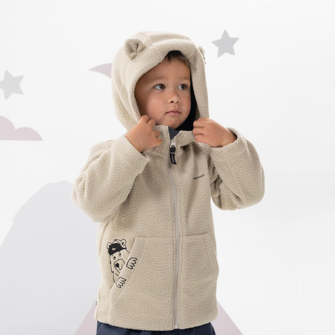 





Chaqueta polar de senderismo - MH500 KID beige - niños 2-6 años, photo 1 of 7