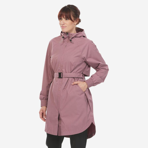 





Chaqueta larga Impermeable de senderismo - Raincut Long - mujer