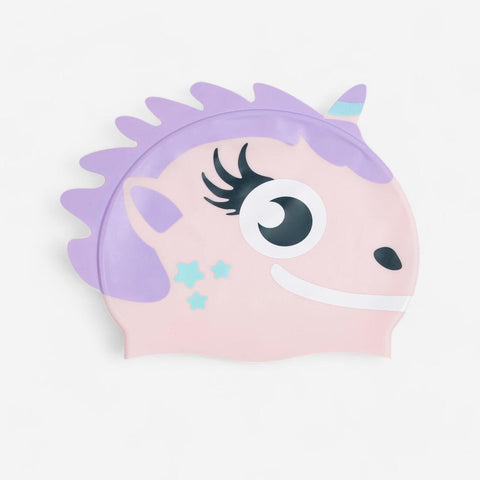 





Gorro Natación Silicona Rosa/Malva Forma Unicornio Talla Única