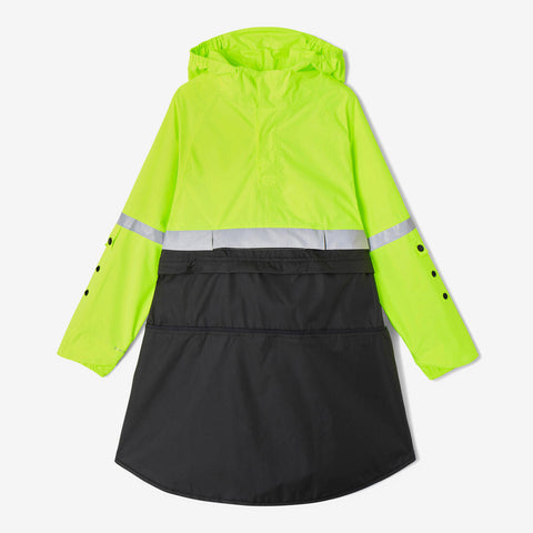 





Poncho ciclismo niños Visibilidad Diurna/Nocturna Impermeable Negro-Amarillo