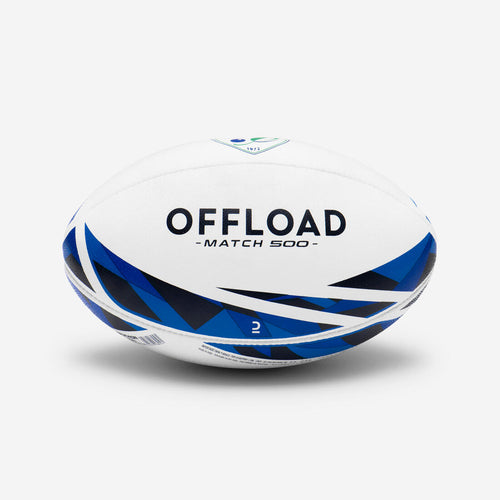 





BALÓN DE RUGBY Talla 5 - R500 match Azul