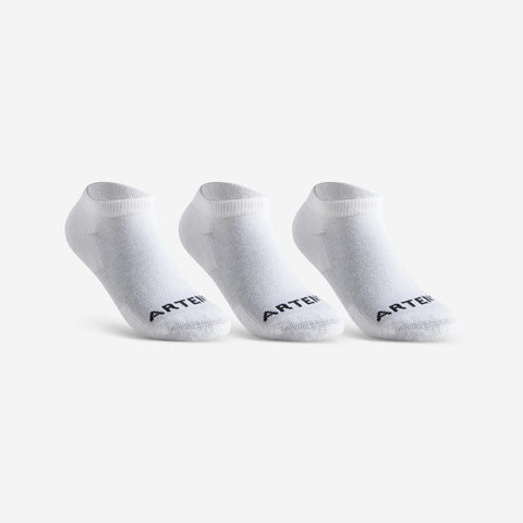 





Calcetines cortos de tenis Niños Pack de 3 Artengo RS 100 blanco