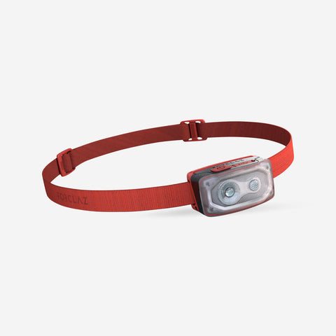 





Linterna Frontal de Montaña, Forclaz V500, Recargable USB, 100 Lúmenes, Rojo