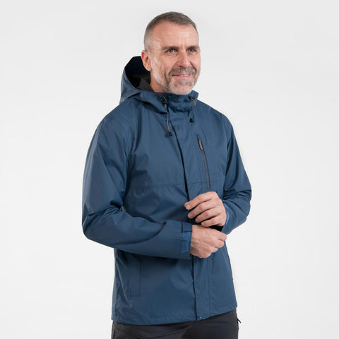 





Chaqueta impermeable de montaña y trekking con capucha Hombre Quechua NH500