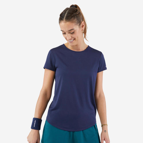 





Camiseta de tenis manga corta transpirable mujer Artengo Essentiel